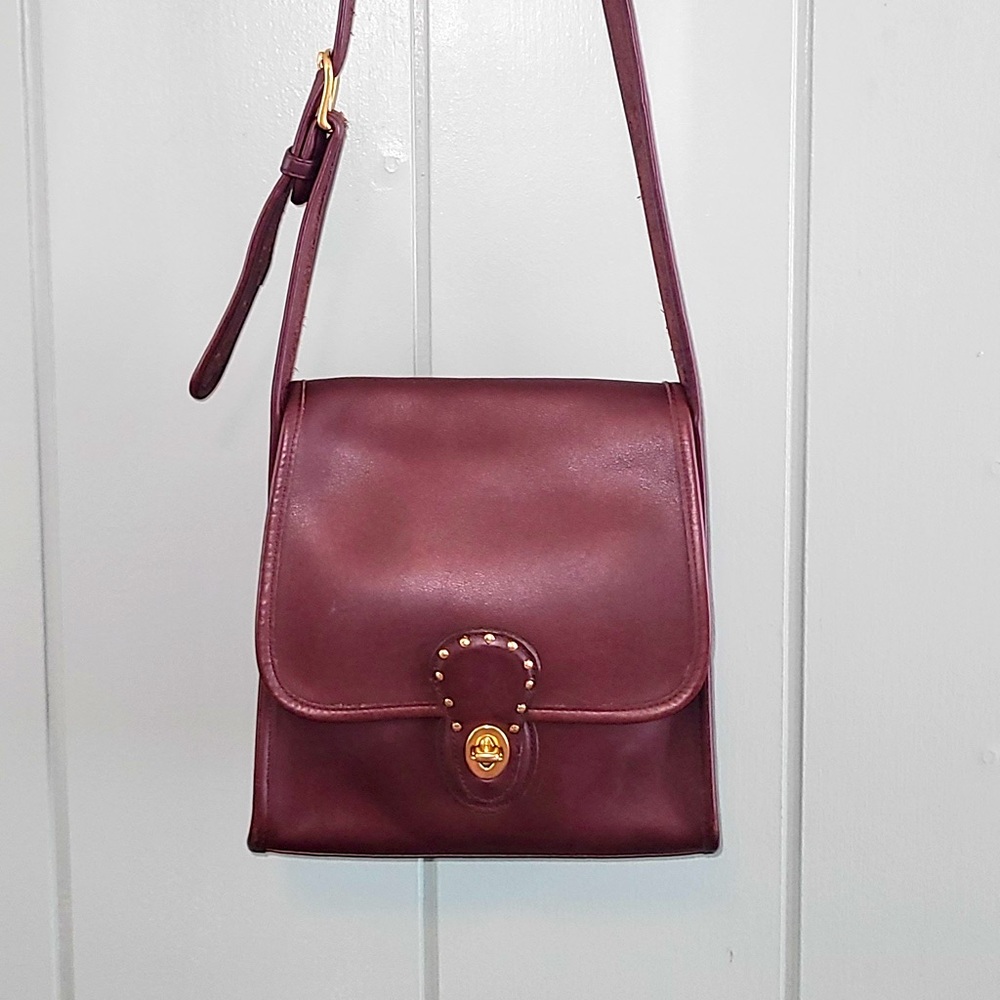 Vintage Coach Saddle Bag 680-9038